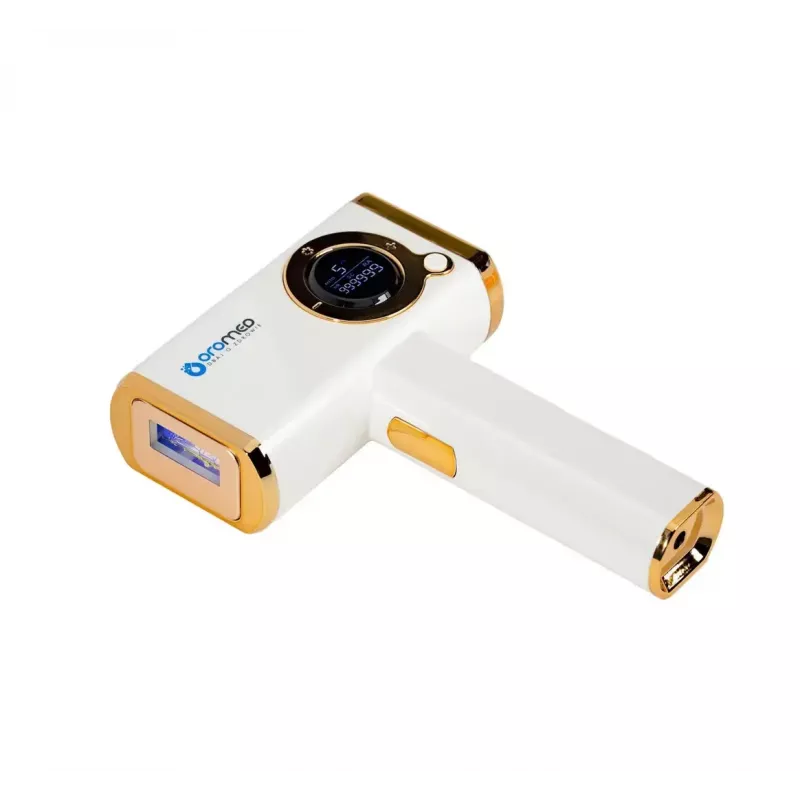 Epilator ORO-MED ORO-IPL ICE – Laserowy depilator IPL do włosów i ciała, 48 W, 3 wymienne nasadki, okulary ochronne