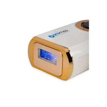 Epilator ORO-MED ORO-IPL ICE – Laserowy depilator IPL do włosów i ciała, 48 W, 3 wymienne nasadki, okulary ochronne