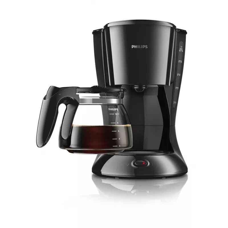 Philips Daily Collection HD7461/20 Ekspres do kawy, Ekspres przelewowy, 1,2 L, Kawa mielona, 1000 W, Czarny