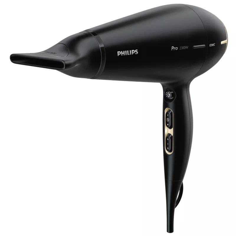 Philips Prestige Pro HPS920/00 Suszarka do włosów, AC, Czarny, Złoty, Pętla do zawieszenia, 3 m, 2300 W, 220–240