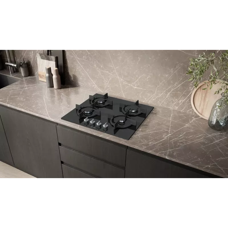 Siemens iQ500 EP6A6PI10 płyta grzewcza Czarny Do zabudowy 59 cm Gazowy 4 strefa(y)