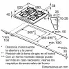 Siemens iQ500 EP6A6PI10 płyta grzewcza Czarny Do zabudowy 59 cm Gazowy 4 strefa(y)