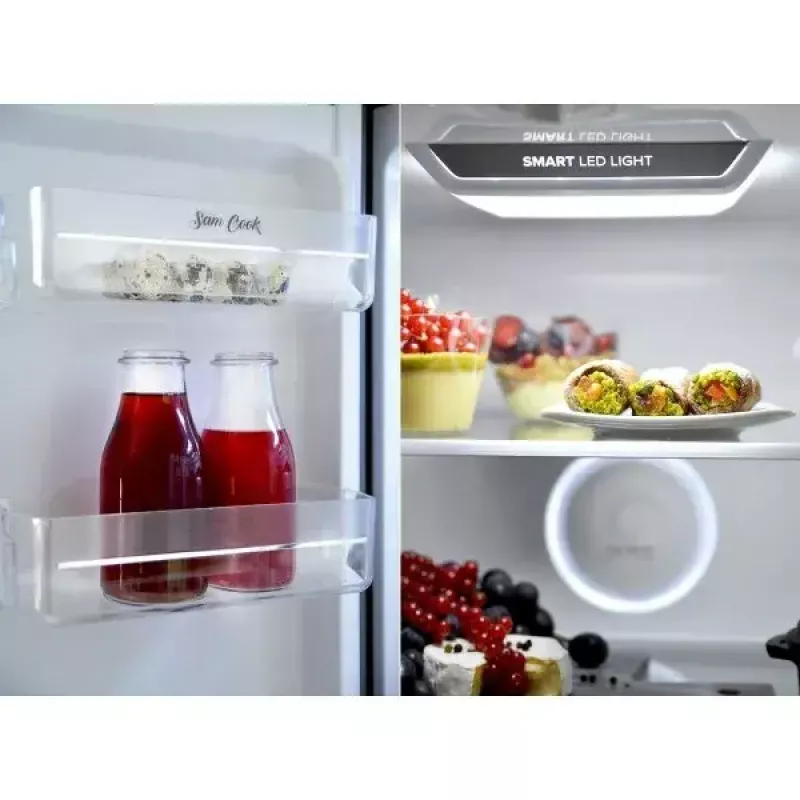 lodówko-zamrażarka sam cook Multi Door 472 L, czarna, klasa energetyczna E