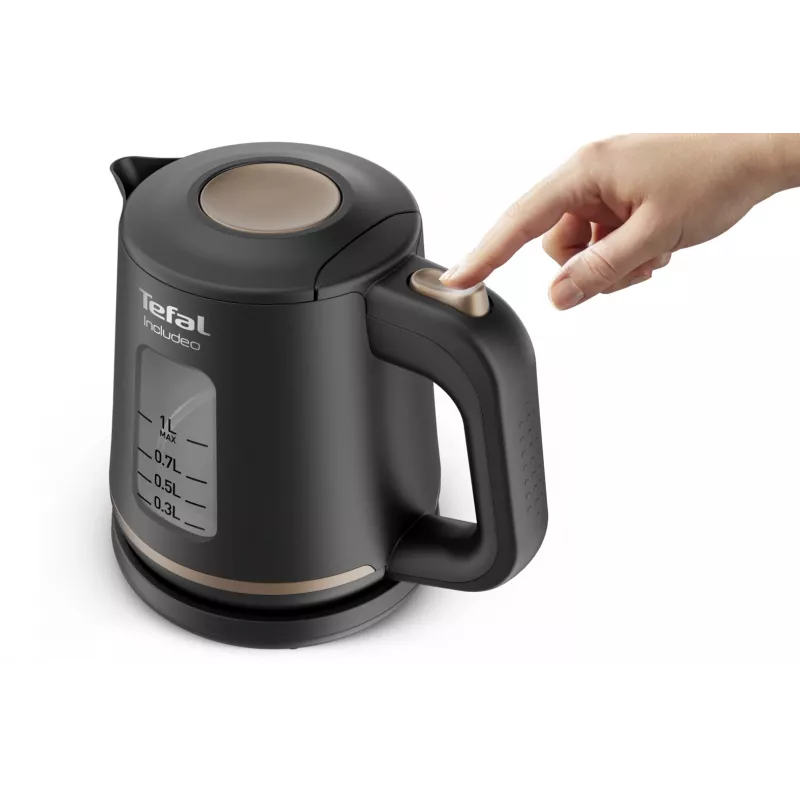 Tefal Includeo KI5338 czajnik elektryczny 1 L 2400 W Czarny