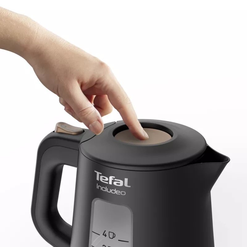 Tefal Includeo KI5338 czajnik elektryczny 1 L 2400 W Czarny