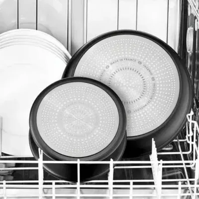 Zestaw patelni Tefal Ingenio Unlimited L7639002, 13 szt., aluminium, nieprzywierająca powłoka, Thermo-Spot, naczynia żaroodporne, czarny
