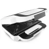 Opiekacz do kanapek Tefal SW7011 — 850 W, stal nierdzewna i biała, kompaktowy 238×276×98 mm