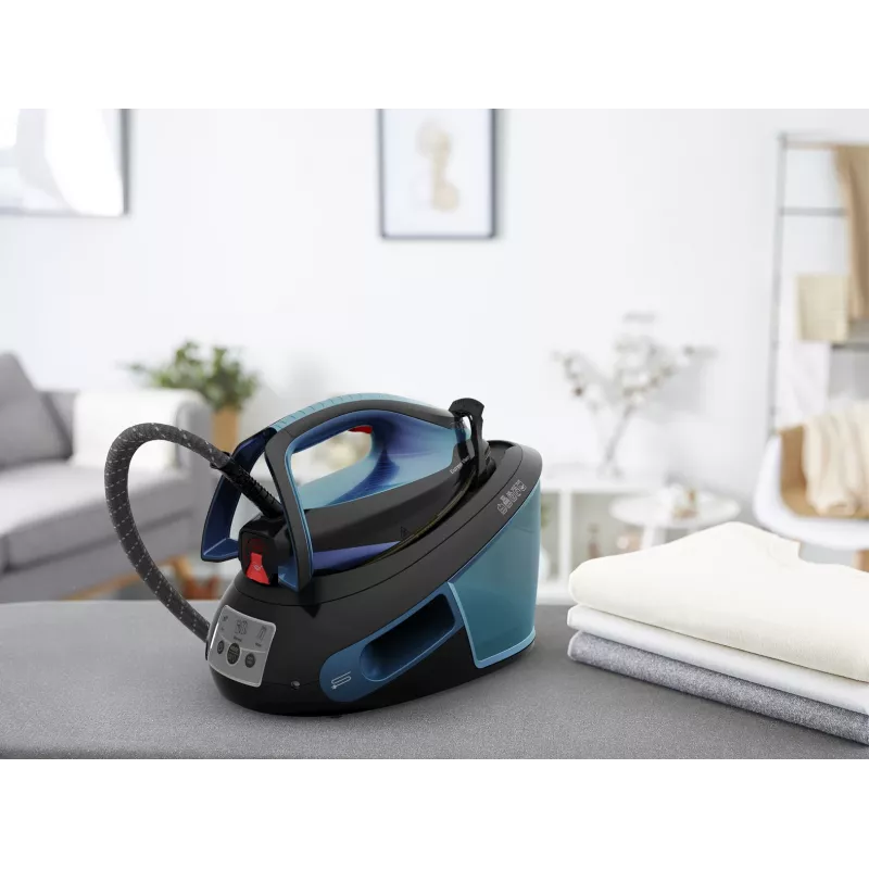 Tefal Express Vision SV8151 2800 W 1,8 l stopa Durilium AirGlide Autoclean Niebieski, Czarny