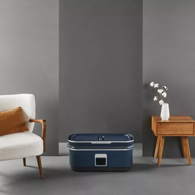 Steam Iron Tefal Care For You First YT2020 1500W 1.2L niebieski — parownica do ubrań z odłączanym zbiornikiem, automatycznym wyłączaniem, wyświetlaczem