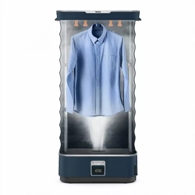 Steam Iron Tefal Care For You First YT2020 1500W 1.2L niebieski — parownica do ubrań z odłączanym zbiornikiem, automatycznym wyłączaniem, wyświetlaczem