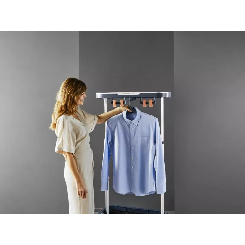 Steam Iron Tefal Care For You First YT2020 1500W 1.2L niebieski — parownica do ubrań z odłączanym zbiornikiem, automatycznym wyłączaniem, wyświetlaczem