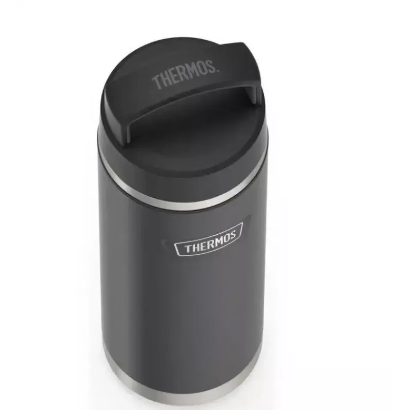 Kubek termiczny Thermos THERMOS 130101, butelka termiczna próżniowa 710 ml, stal nierdzewna, czarny