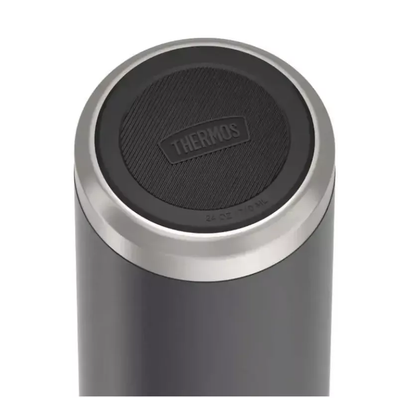 Kubek termiczny Thermos THERMOS 130101, butelka termiczna próżniowa 710 ml, stal nierdzewna, czarny
