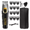 Maszynka do włosów Wahl Extreme Grip AC/Battery, bezprzewodowa, Li‑Ion, 240 min pracy, 12 stopni długości, ostrze ze stali nierdzewnej, szerokość cięcia 3 cm, czarna