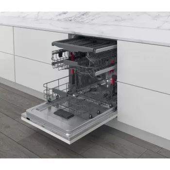 Whirlpool WI 7020 PF Zmywarka do zabudowy 14 kompletów Srebrna