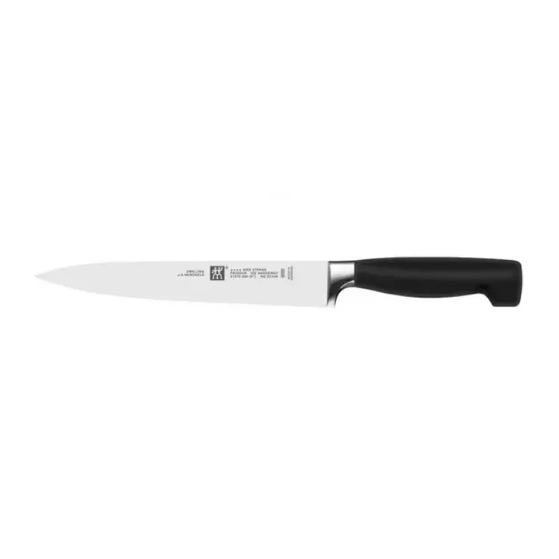 Zestaw noży/bloku na noże ZWILLING 35148-507-0 — 7-elementowy zestaw z nożem szefa kuchni, nożem do chleba, nożem do obierania, nożycami kuchennymi, szarym blokiem