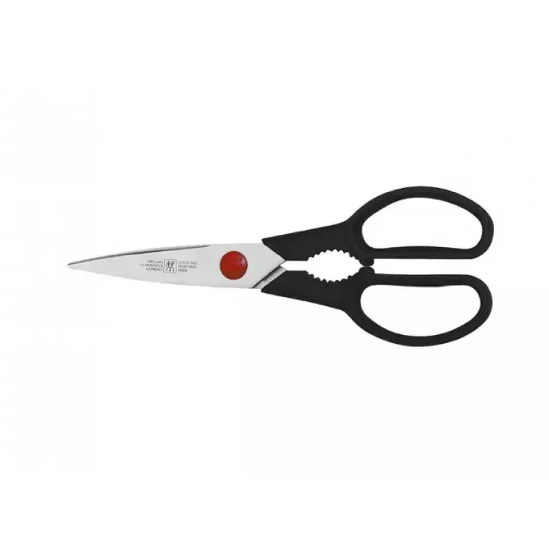 Zestaw noży/bloku na noże ZWILLING 35148-507-0 — 7-elementowy zestaw z nożem szefa kuchni, nożem do chleba, nożem do obierania, nożycami kuchennymi, szarym blokiem
