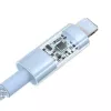 Kabel USB Baseus Gem P10373003311-01 — 2 m, 2.4 A, Lightning na USB-A, powłoka nylonowa, niebieski