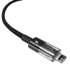 Kabel ładujący USB Baseus Gem P10373003111-00, 1 m, 2,4 A, nylonowy oplot, Lightning, USB-A, czarny