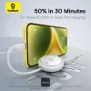 BASEUS Free2pull Rozsuwany Kabel USB-C do Lightning Szybkie Ładowanie 1 M 20 W Biały