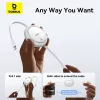 BASEUS Free2pull Rozsuwany Kabel USB-C do Lightning Szybkie Ładowanie 1 M 20 W Biały