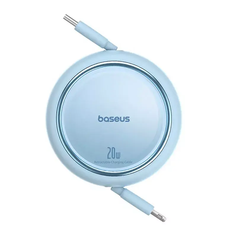 Kabel USB-C na Lightning Baseus Free2Pull 20W, 1 m, niebieski, 480 Mbps, USB PD