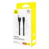Kabel USB A do USB C Baseus Flash 2 1m 100W Czarny, USB PD, 480 Mbps, Nylon