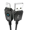 Kabel USB-A do Lightning Baseus P10355802111-00 — 1 m, 5 V/2,4 A, USB PD, włókno aramidowe, czarny