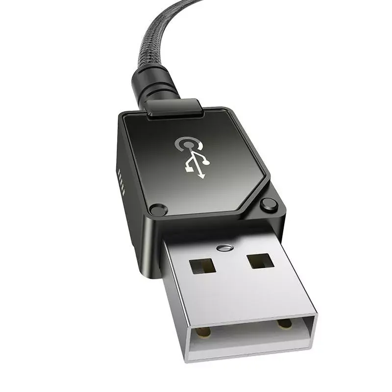 Kabel USB-A do Lightning Baseus P10355802111-00 — 1 m, 5 V/2,4 A, USB PD, włókno aramidowe, czarny