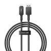 Kabel USB-A do Lightning Baseus P10355802111-00 — 1 m, 5 V/2,4 A, USB PD, włókno aramidowe, czarny