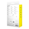 Kabel USB A do Lightning Baseus 1 m 5 V 2,4 A biały, USB PD, 480 Mb/s
