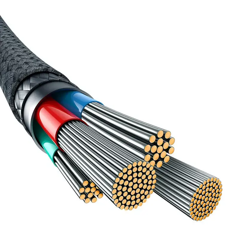 Kabel USB A do Lightning Baseus 1 m 5 V 2,4 A biały, USB PD, 480 Mb/s