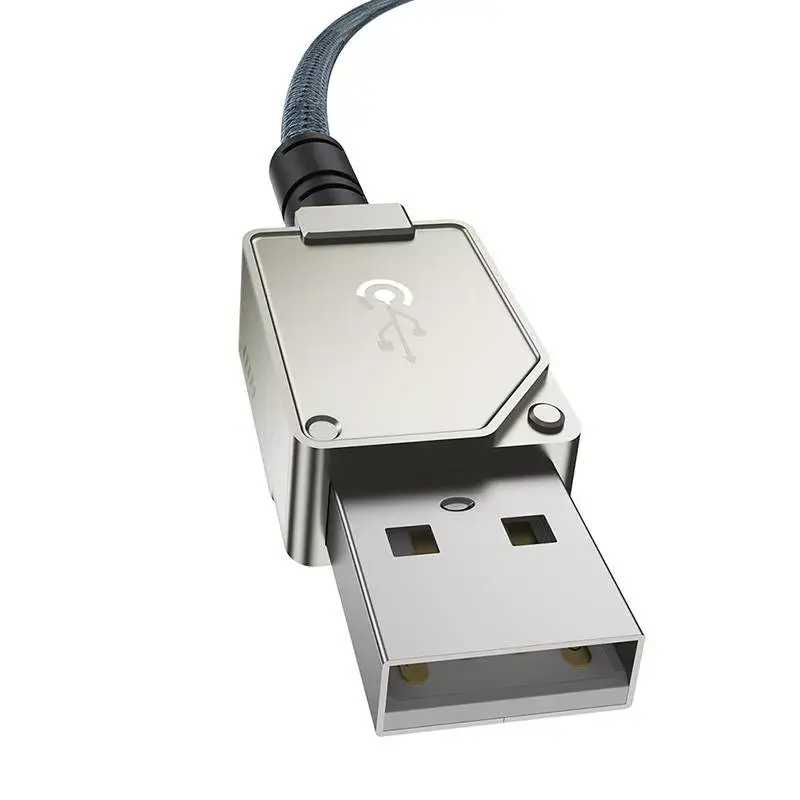 Kabel USB A do Lightning Baseus 1 m 5 V 2,4 A biały, USB PD, 480 Mb/s