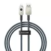Kabel USB A do Lightning Baseus 1 m 5 V 2,4 A biały, USB PD, 480 Mb/s