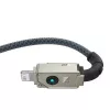 Kabel USB A do Lightning Baseus 1 m 5 V 2,4 A biały, USB PD, 480 Mb/s