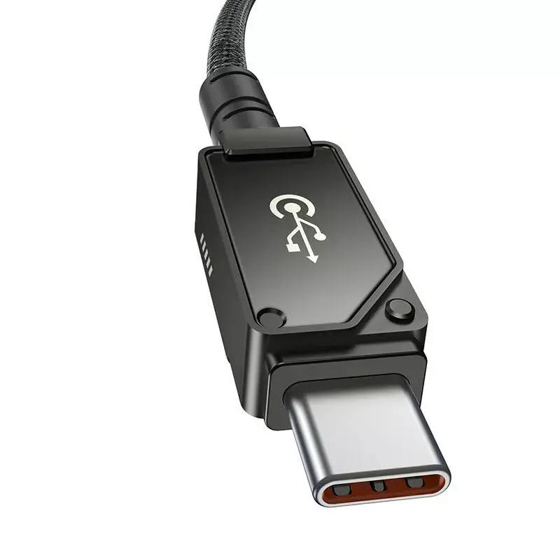 Kabel USB-C na Lightning Baseus Unbreakable 1m 20W — włókno aramidowe, 480 Mbit/s, czarny