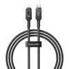 Kabel USB-C na Lightning Baseus Unbreakable 1m 20W — włókno aramidowe, 480 Mbit/s, czarny