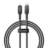 Kabel USB-C na Lightning Baseus Unbreakable 1m 20W — włókno aramidowe, 480 Mbit/s, czarny