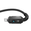 Kabel USB-C na Lightning Baseus Unbreakable 1m 20W — włókno aramidowe, 480 Mbit/s, czarny