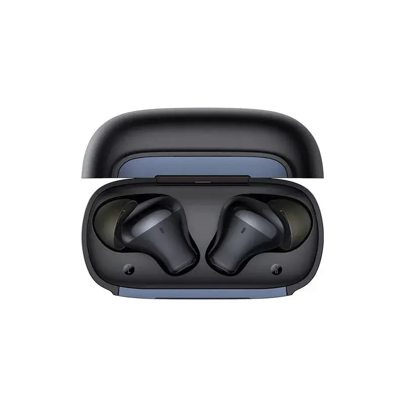 Prawdziwie bezprzewodowy zestaw słuchawkowy douszny Baseus 35 True — Bluetooth 5.3, ANC, 8 godz. odtwarzania (ANC wył.), 65 godz. z etui, etui 800 mAh, USB-C, czarny