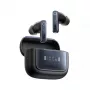Prawdziwie bezprzewodowy zestaw słuchawkowy douszny Baseus 35 True — Bluetooth 5.3, ANC, 8 godz. odtwarzania (ANC wył.), 65 godz. z etui, etui 800 mAh, USB-C, czarny