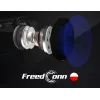 Zestaw słuchawkowy FreedConn T-MAX S V4 PRO SINGLE — Bluetooth 5.1, interkom do 1000 m, radio FM, 11 h czasu rozmów, LiPo 500 mAh