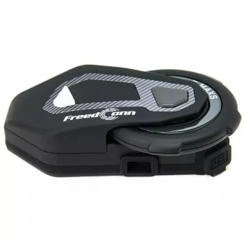 Zestaw słuchawkowy FreedConn T-MAX S V4 PRO SINGLE — Bluetooth 5.1, interkom do 1000 m, radio FM, 11 h czasu rozmów, LiPo 500 mAh
