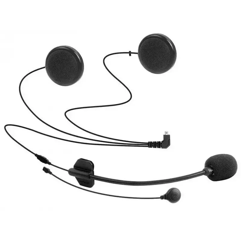 Motorcycle intercom headset FreedConn FX Czarny — Bluetooth 5.0, IP67, range 2000 m, 30 h talk time