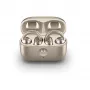 Zestaw słuchawkowy Motorola Moto Buds Loop Bluetooth nauszny na klips, Dolby Atmos, Bluetooth 5.0, ANC, 8 h odtwarzania, etui ładujące 520 mAh, beżowy
