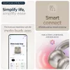 Zestaw słuchawkowy Motorola Moto Buds Loop Bluetooth nauszny na klips, Dolby Atmos, Bluetooth 5.0, ANC, 8 h odtwarzania, etui ładujące 520 mAh, beżowy