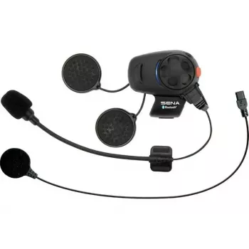 Motocyklowy interkom Bluetooth Sena SMH5-10 — komunikator kaskowy do łączności kierowca-pasażer i telefonu