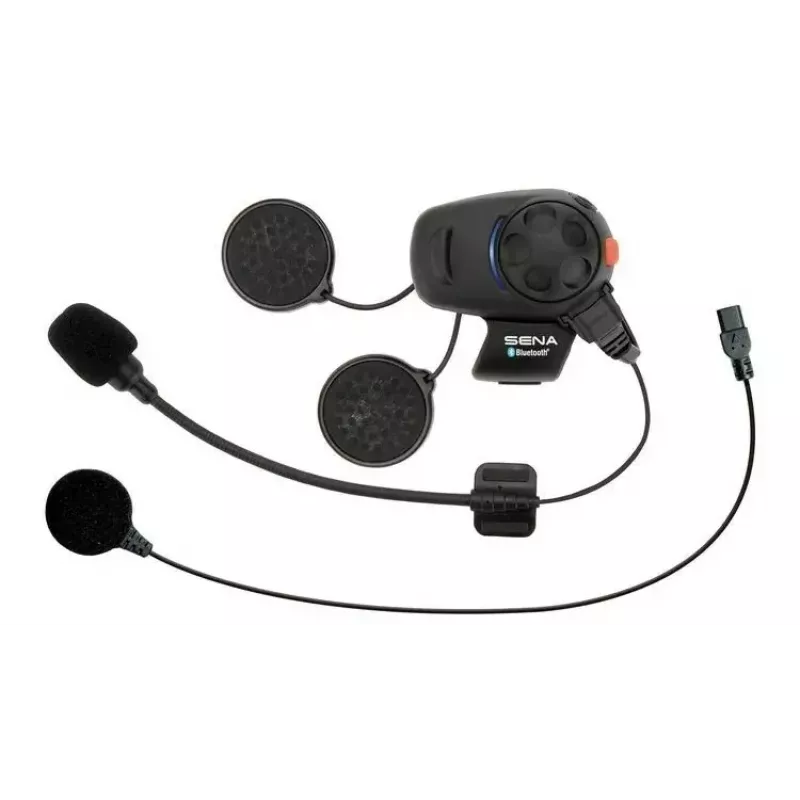 Motocyklowy interkom Bluetooth Sena SMH5-10 — komunikator kaskowy do łączności kierowca-pasażer i telefonu