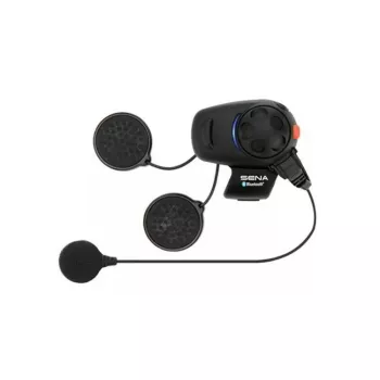 Motocyklowy interkom Bluetooth Sena SMH5-10 — komunikator kaskowy do łączności kierowca-pasażer i telefonu