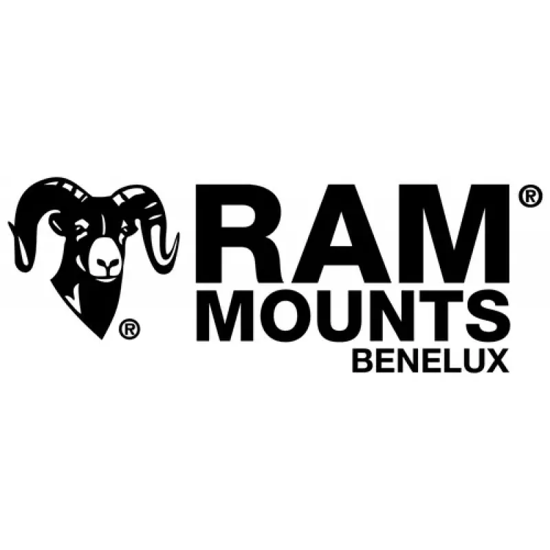 Uchwyt RAM Mounts X-Grip na kierownicę motocykla, czarny